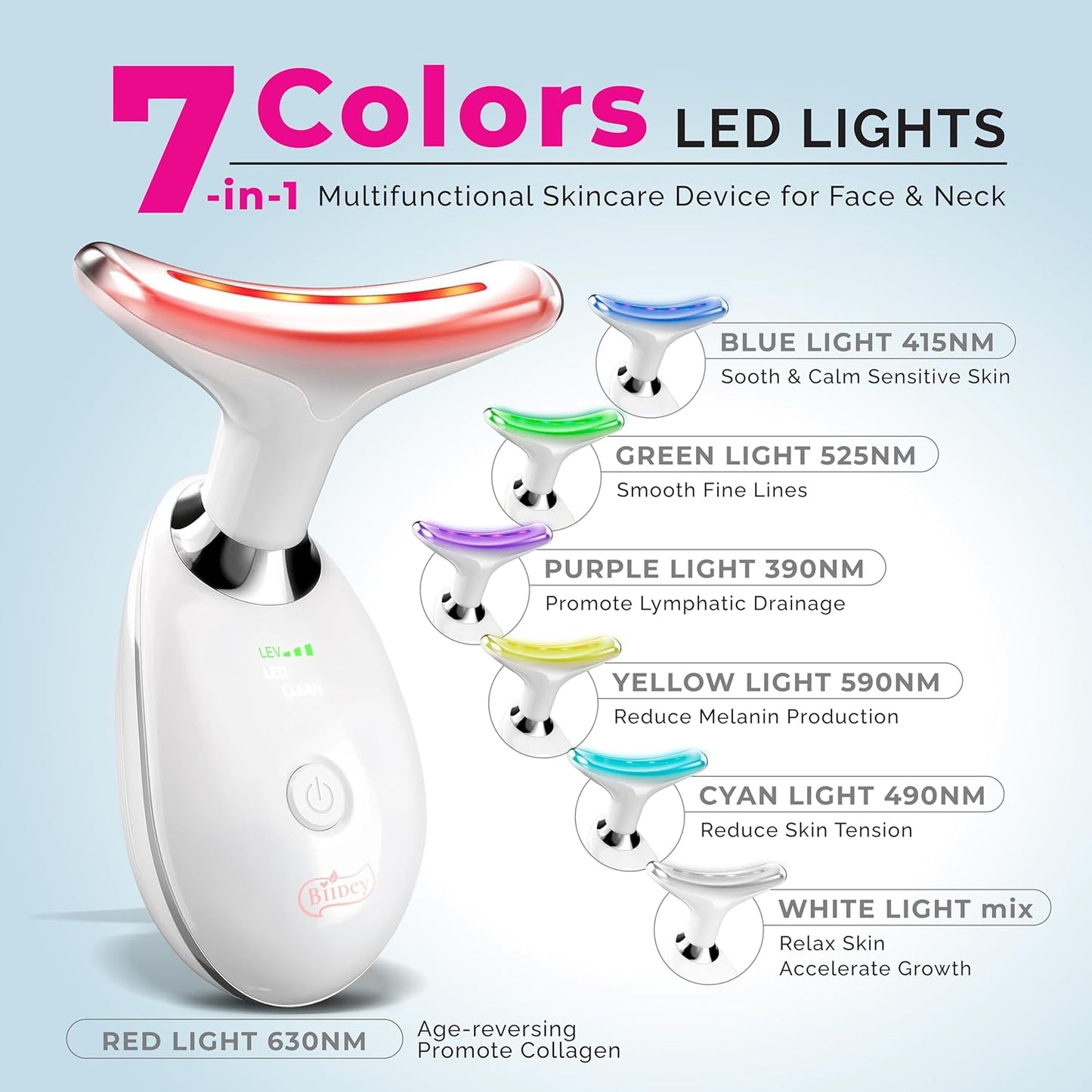 Biidey PinkNext Glow Facial Massager