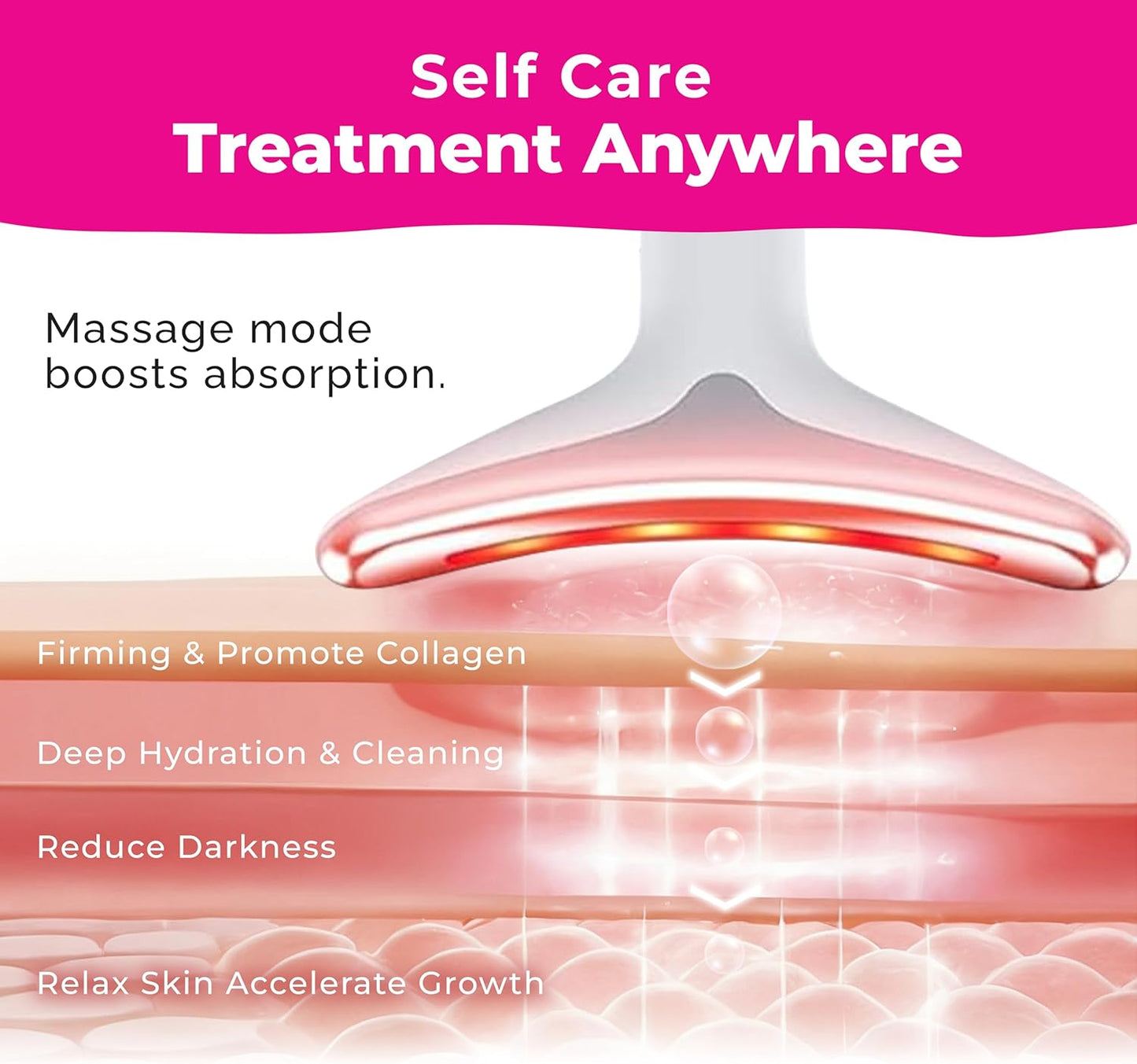 Biidey PinkNext Glow Facial Massager