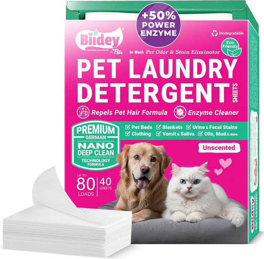Laundry Detergent Sheets, Travel Size & Eco-Friendly, Clear Plastic-Free Hypoallergenic Liquid Less Sheets for Home Dorm Travel Camping & Hand Washing Clean No Waste 64 Loads 32 Sheets, Fresh linen